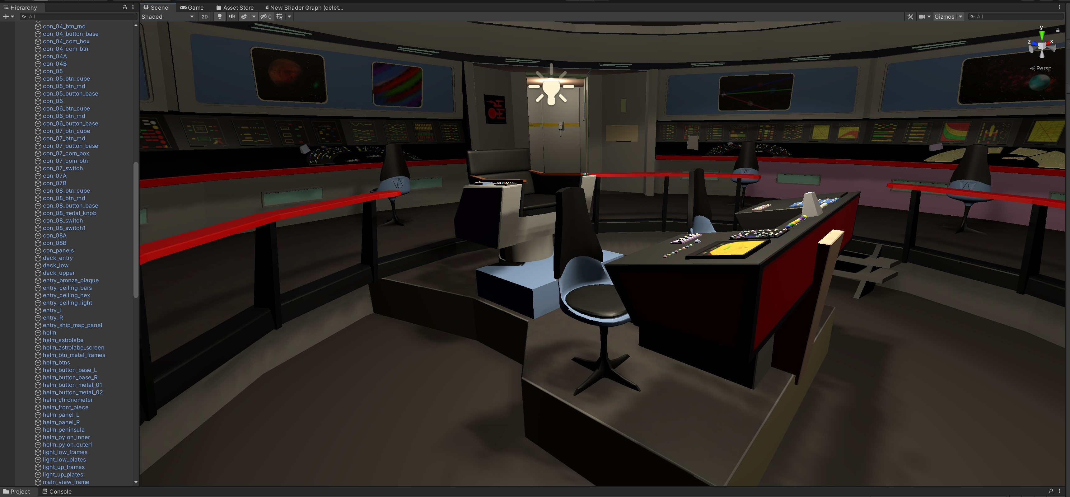 I've started setting up the Unity VR file.  Present Me would like to thank Past Me for naming everything!