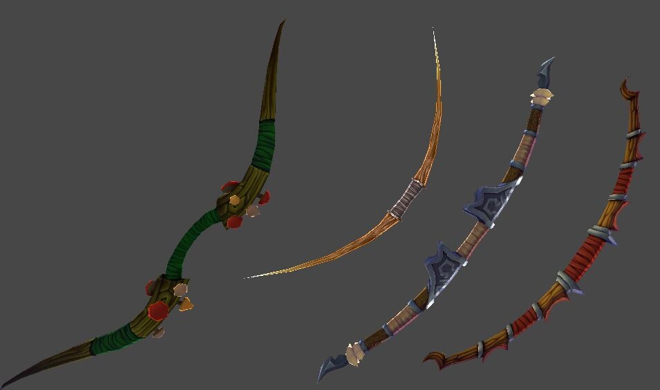 Benjamin Rigotti - Hand painted weapons