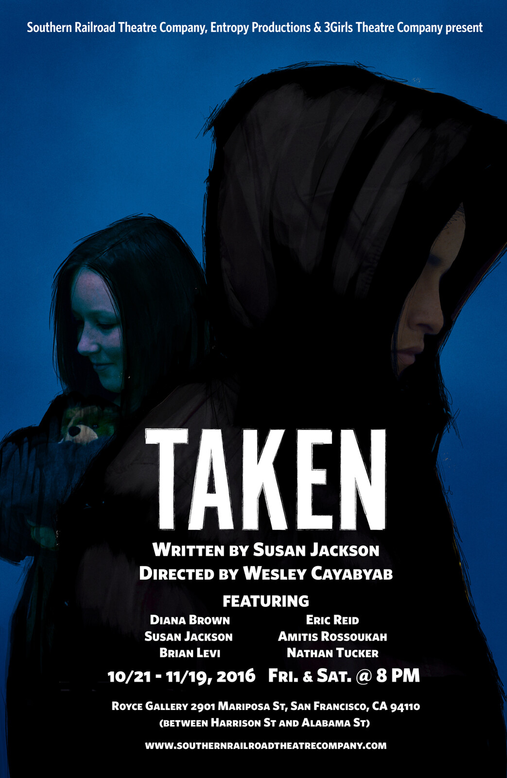 Taken, a collaboration between 3 theater companies