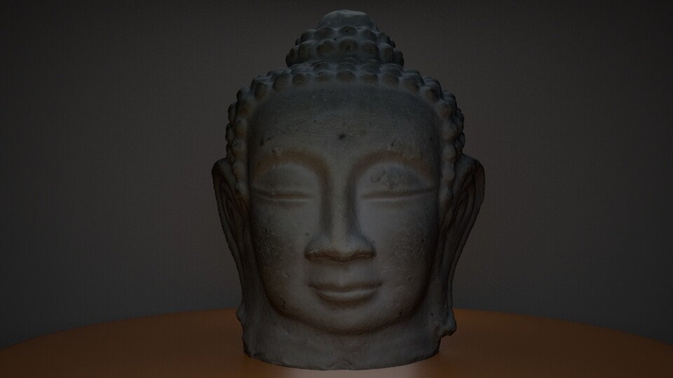 ArtStation - Buddha head 3D