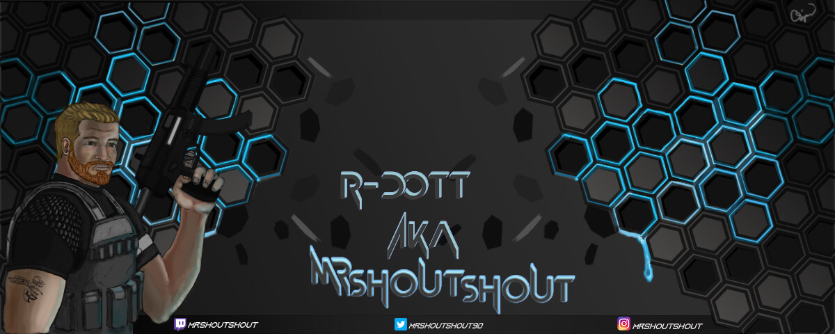 Artstation Twitch Banner Design For A Friend