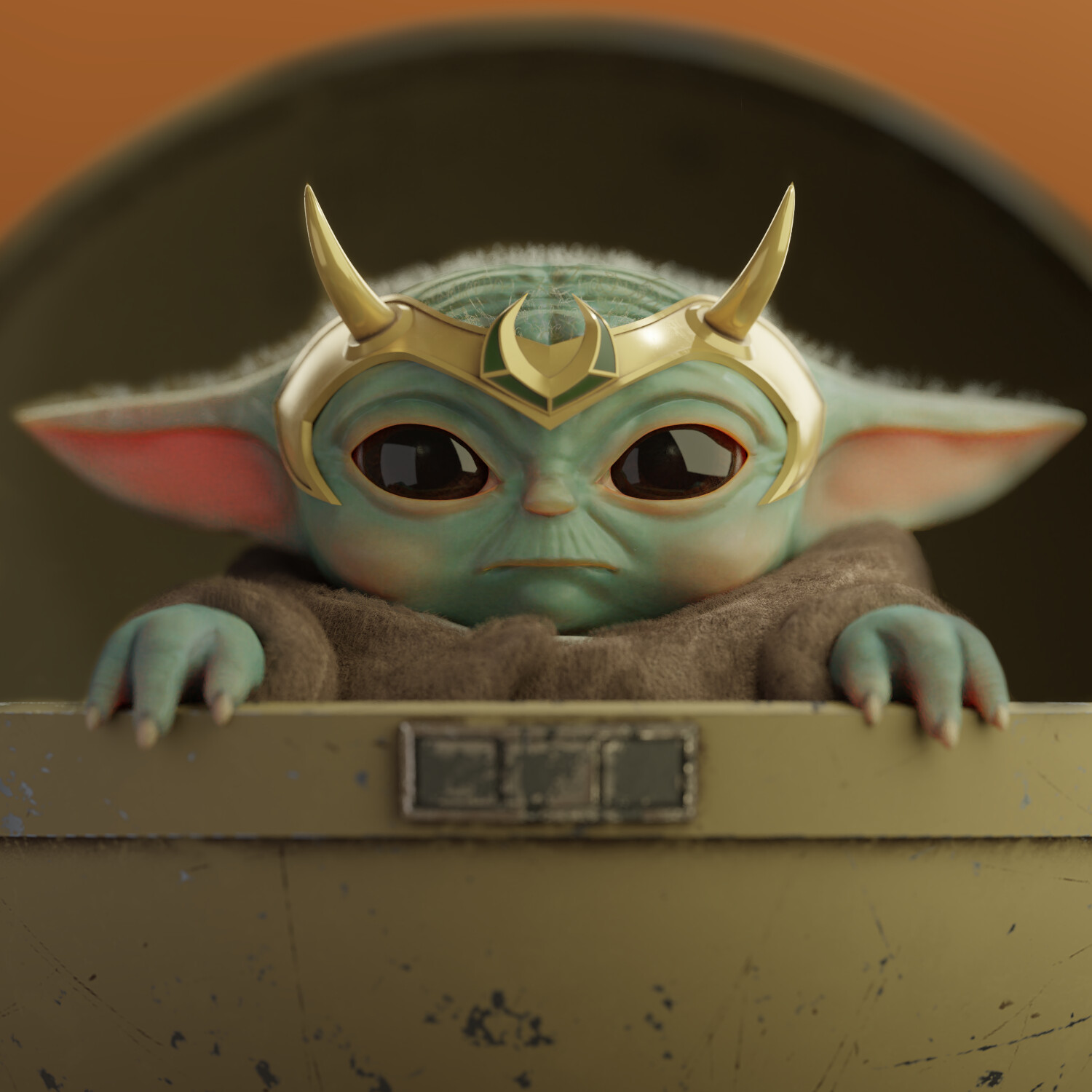 Artstation Baby Yoda Loki Variant Leonardo P C Oliveira
