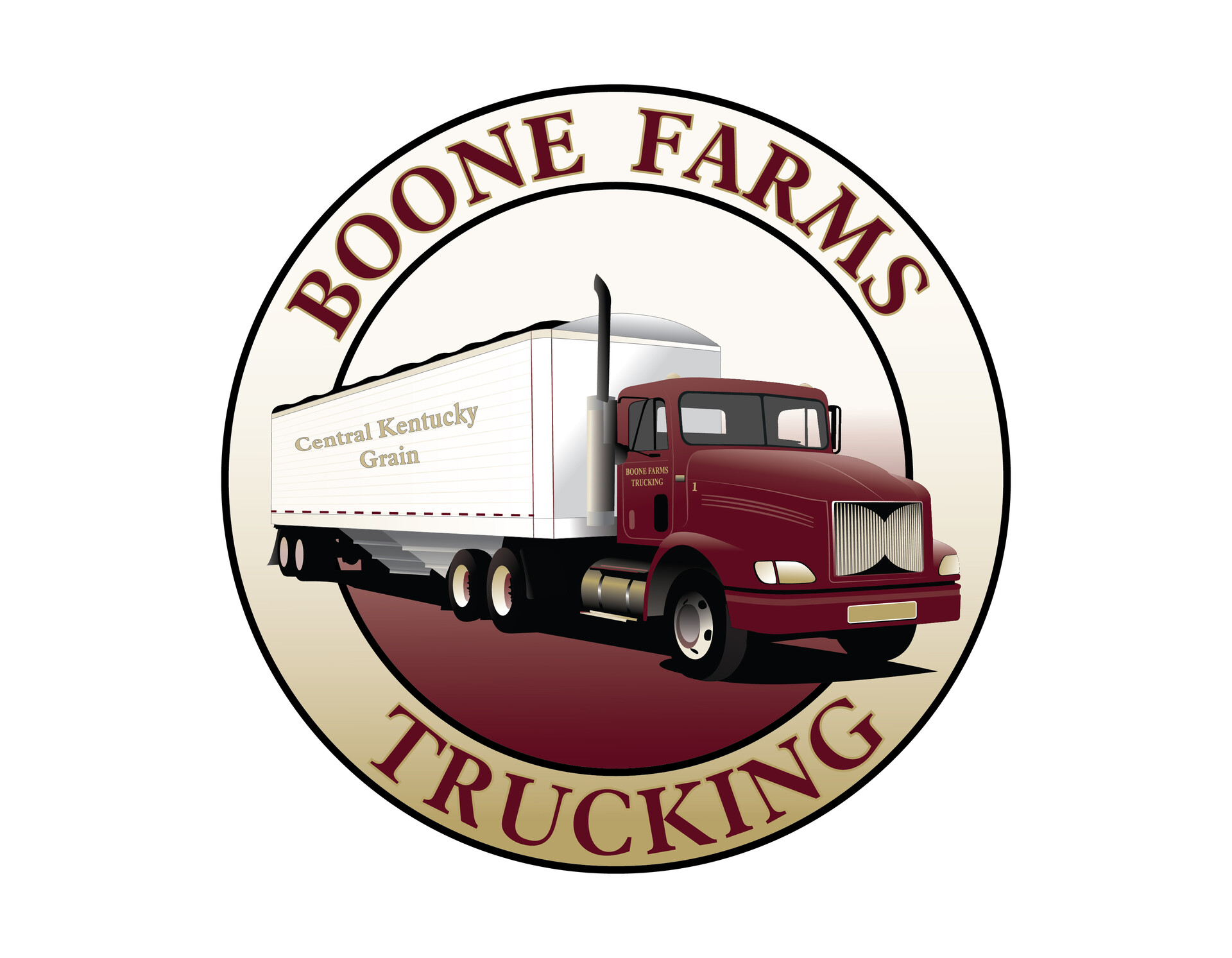 ArtStation - Boone Farms Trucking Logo