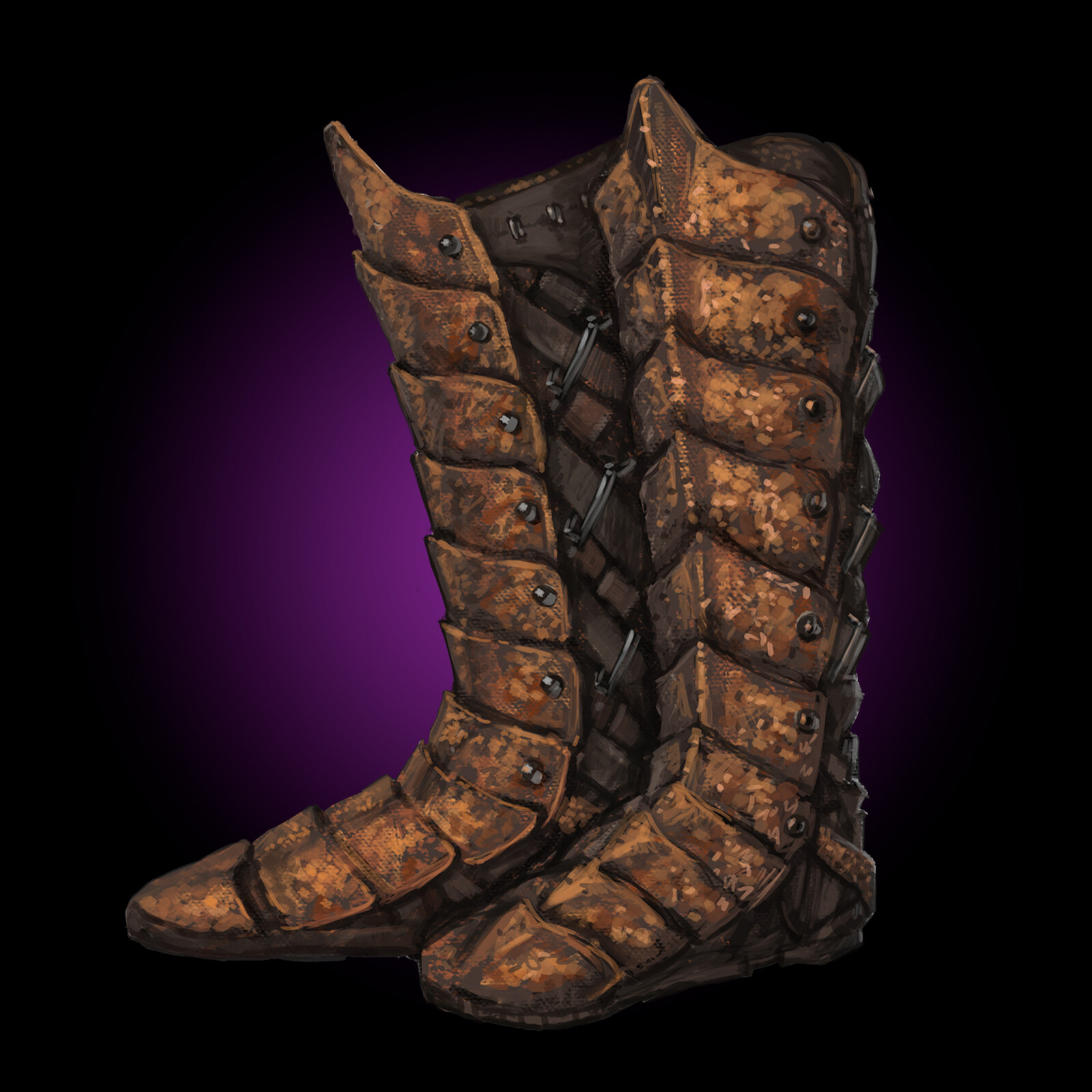 Armored boots