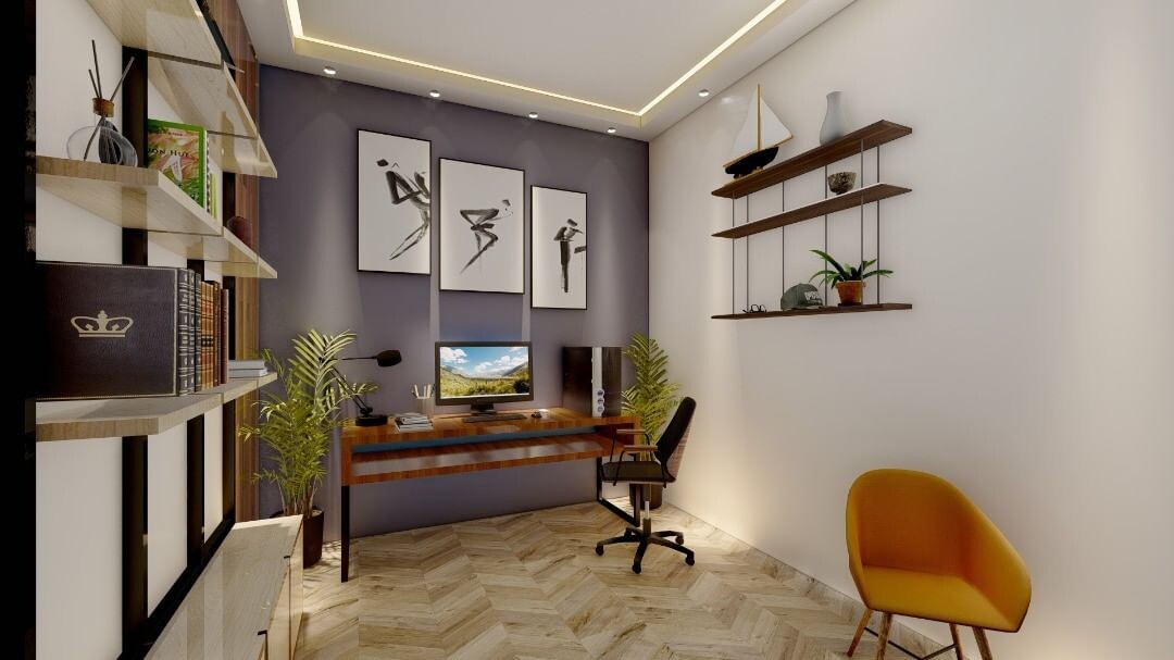 8 Amazing Interior Design Ideas For Small Office At Home | Beautiful Homes