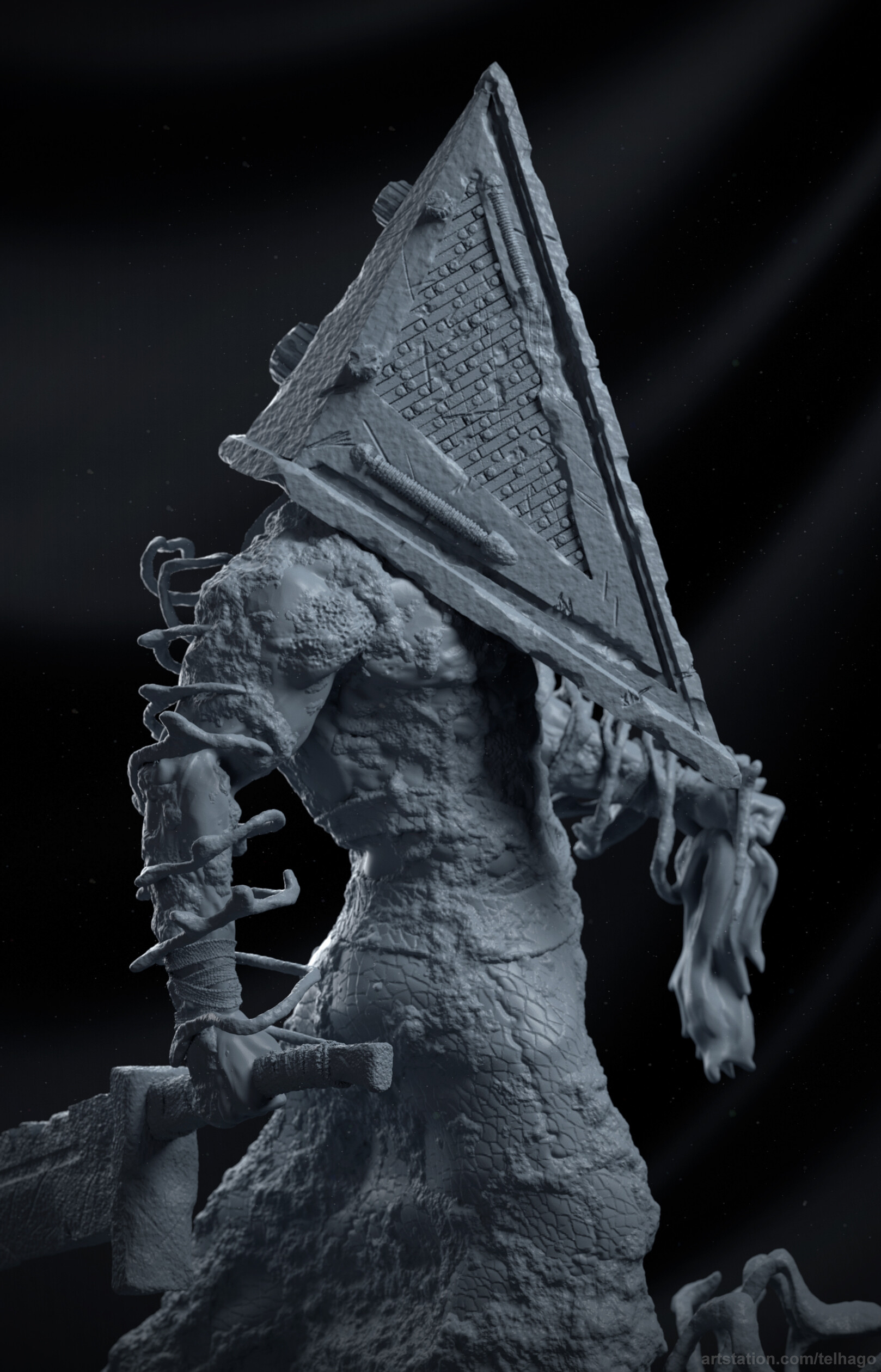 ArtStation - pyramid head in silent hill