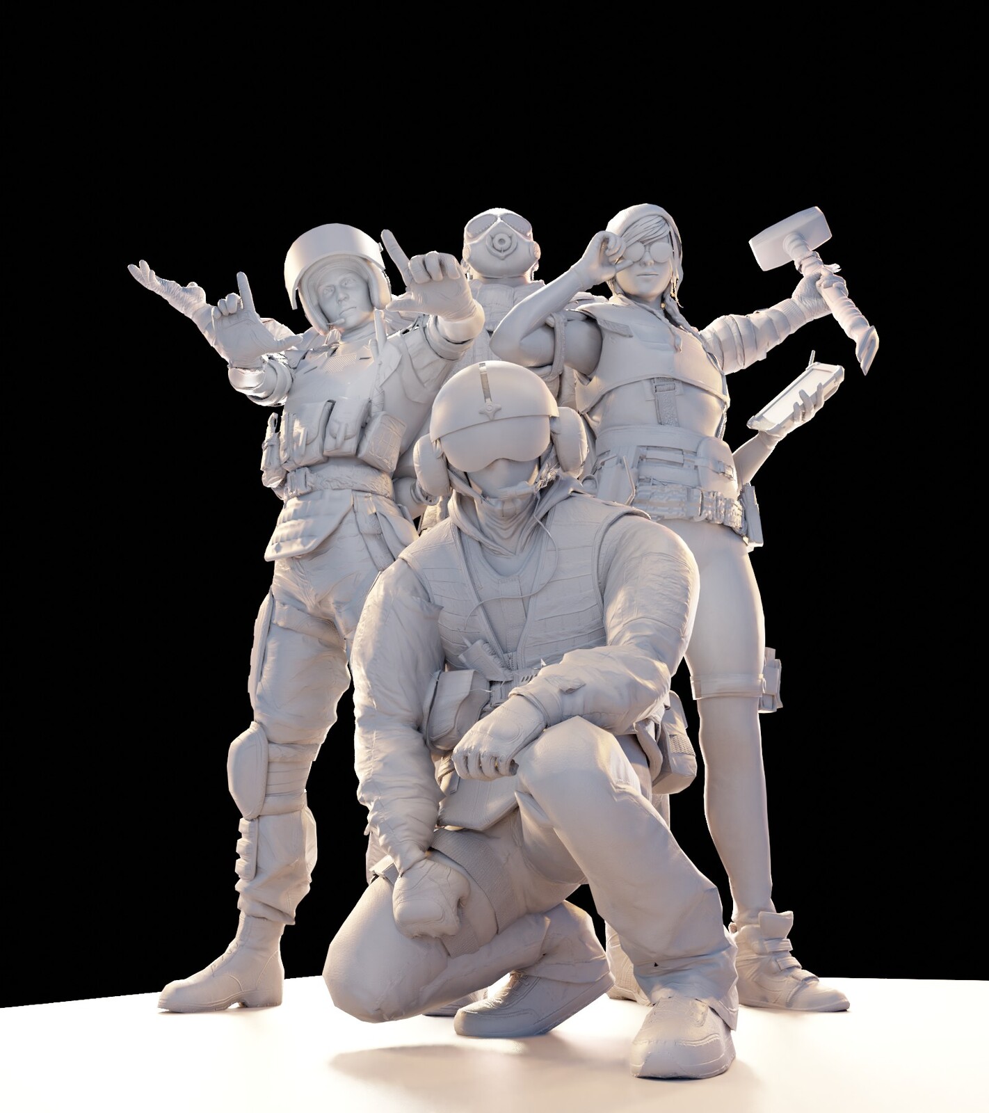 POSING AND LIGHTING FOR SKETCH