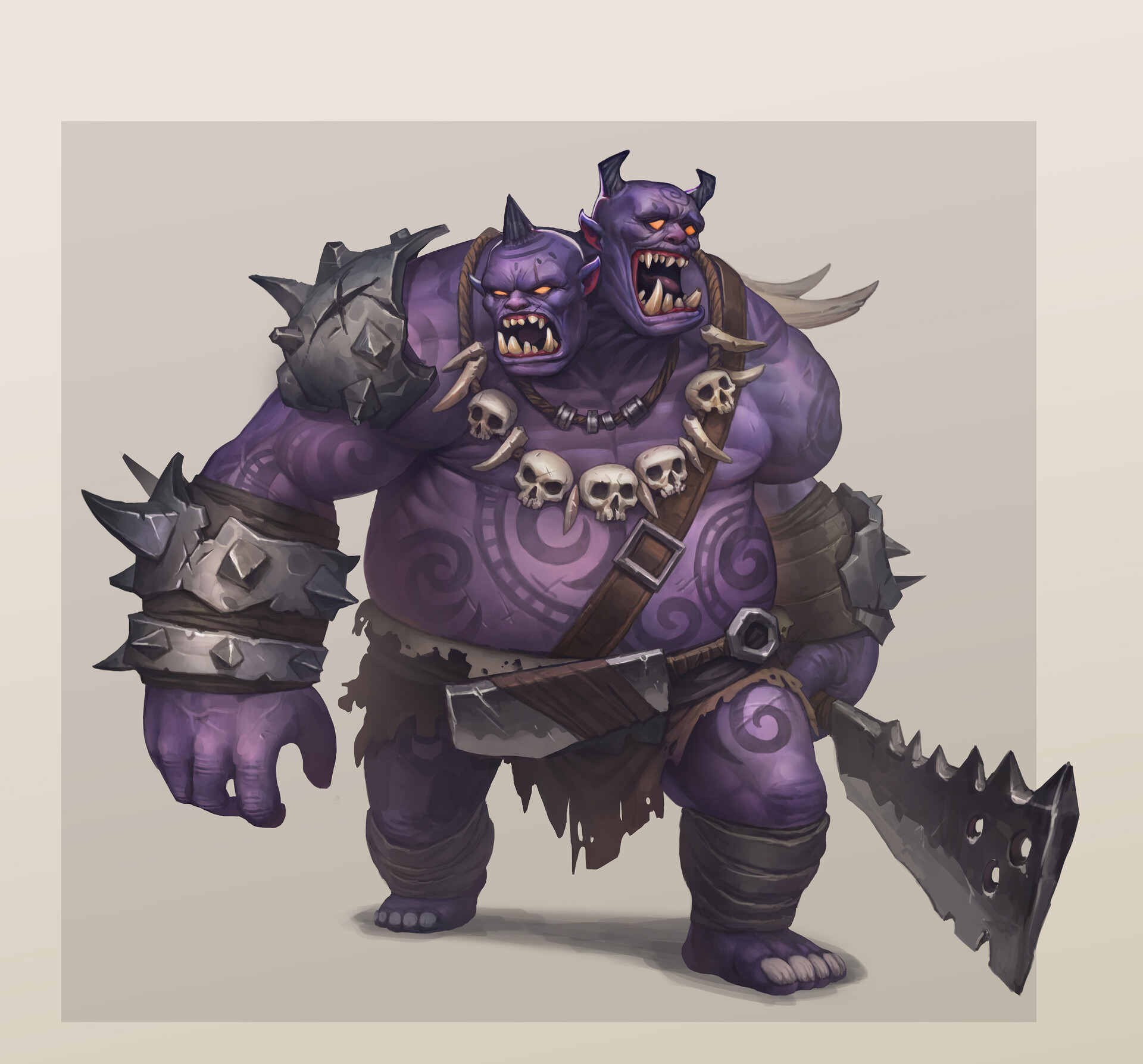 Leiya Double Headed Ogre 双头食人魔