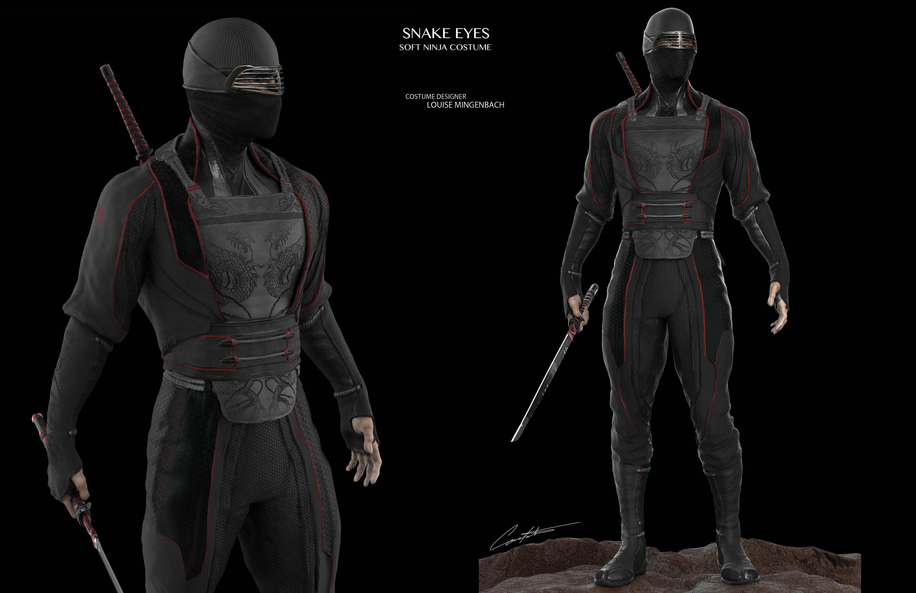 Modern ninja outfit sales