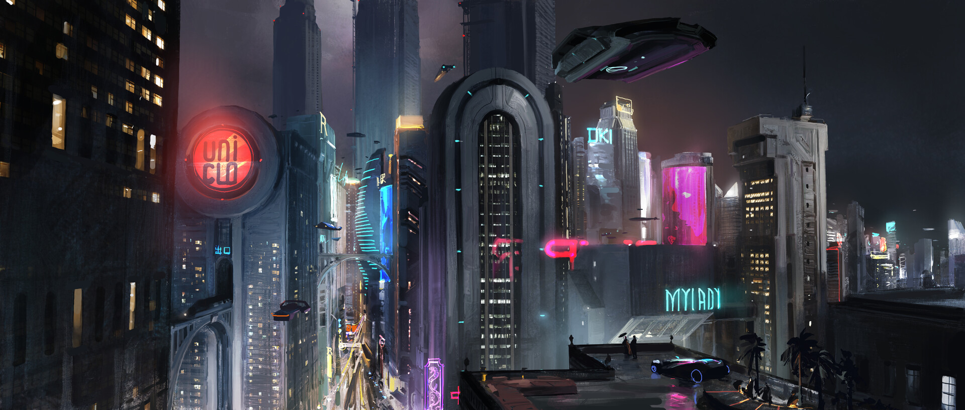 ArtStation - Cyberpunk Cityscape