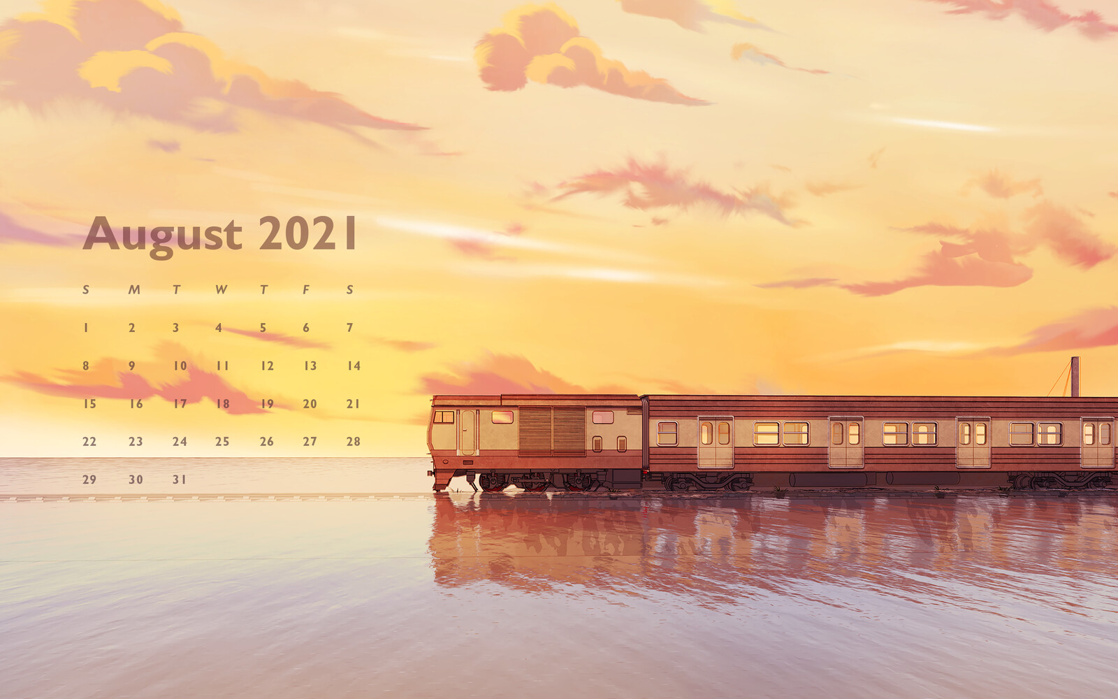 Calendar Wallpaper Laptop/Desktop
