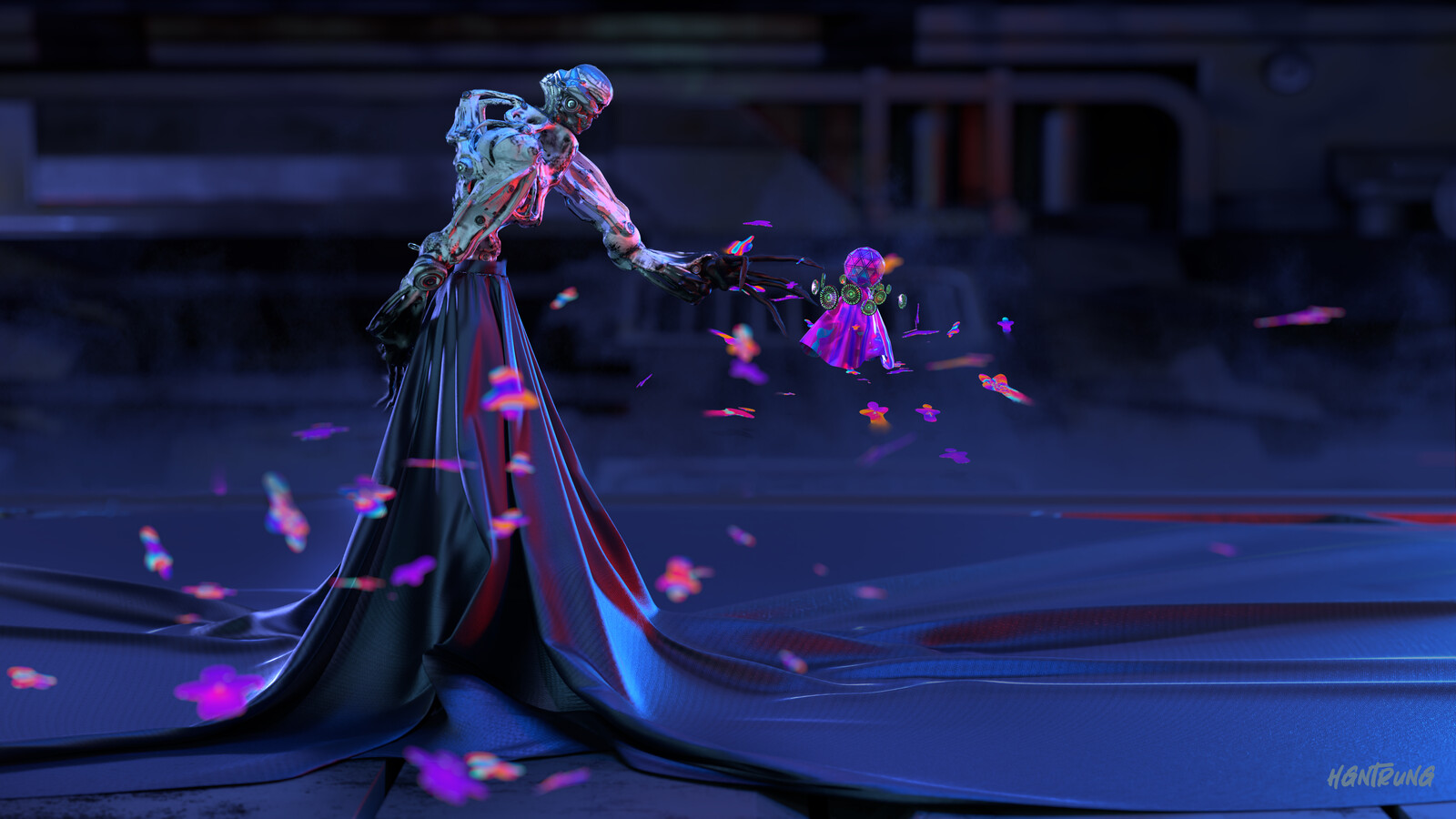Keyframe concept  - Shaman Meet Spirit. 