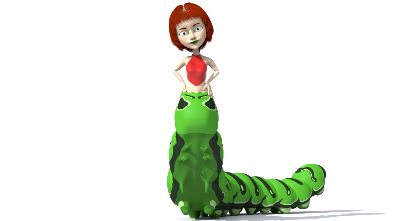 ArtStation Caterpillar Girl