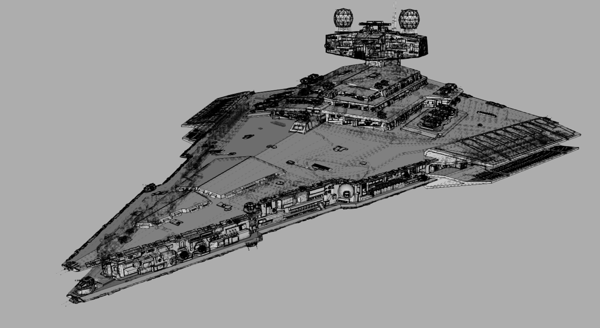 ArtStation - Victory 1 Class Star Destroyer - Star Wars