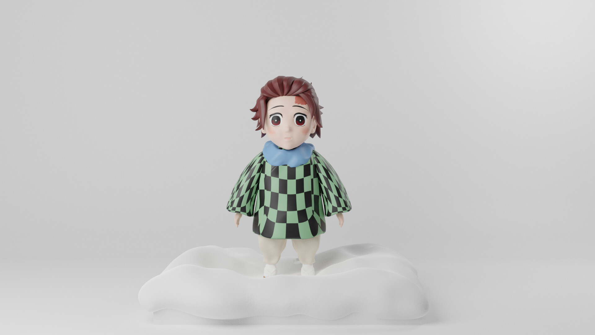 ArtStation Baby Tanjirou Demon Slayer