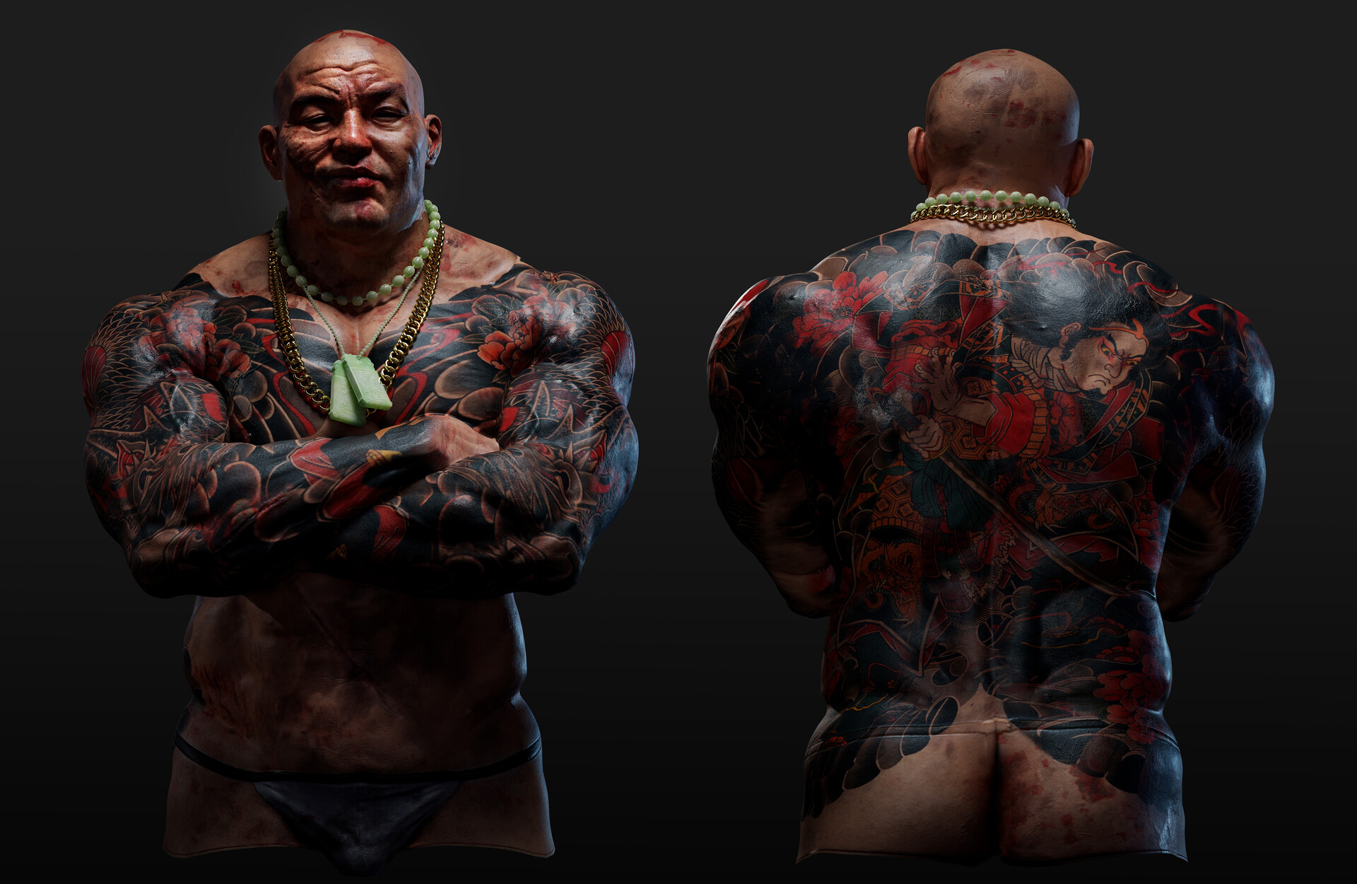 Jie Ren - 刚砍完人的日本黑社会老大