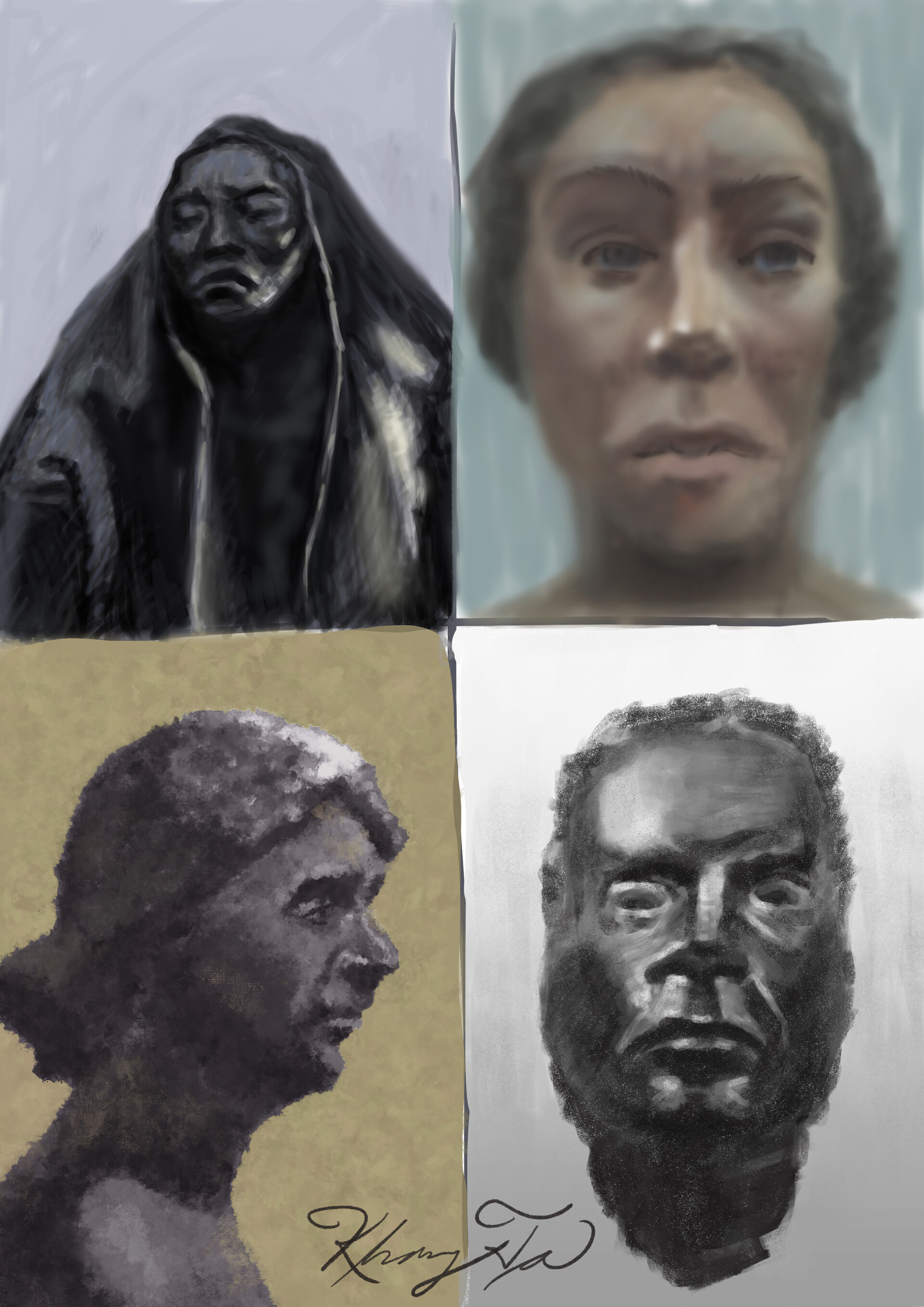 Portrait Painting Practice 21