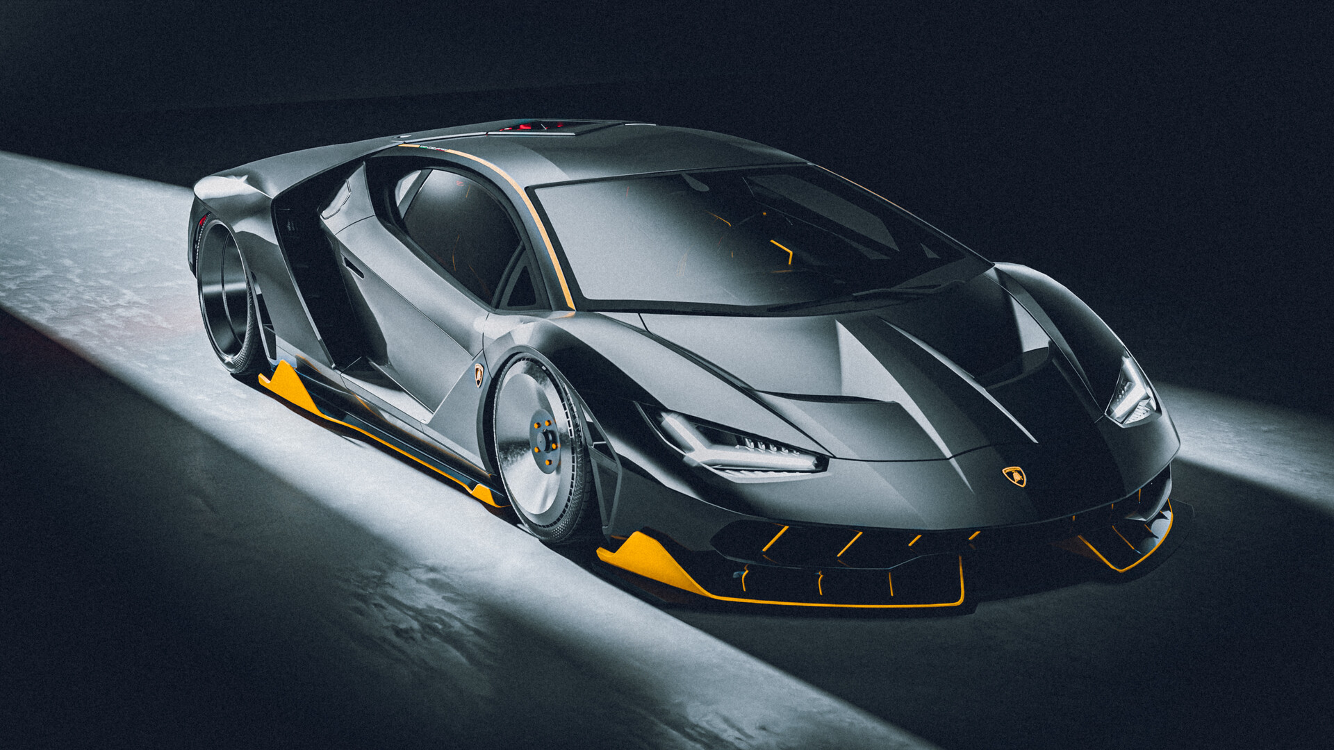 ArtStation - Lamborghini Centenario Turbo-R V-Tech