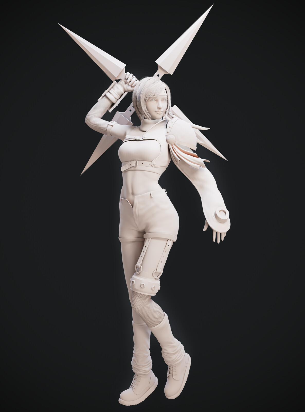 Flat Shading Render