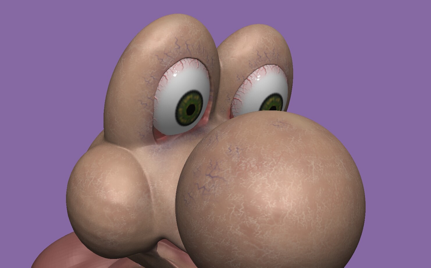 Learning to polypaint a flesh Yoshi