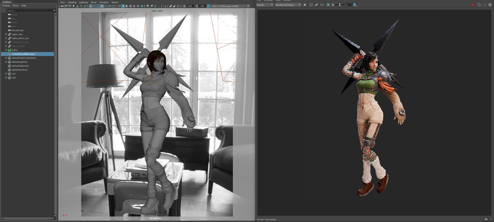 Maya Render Viewport