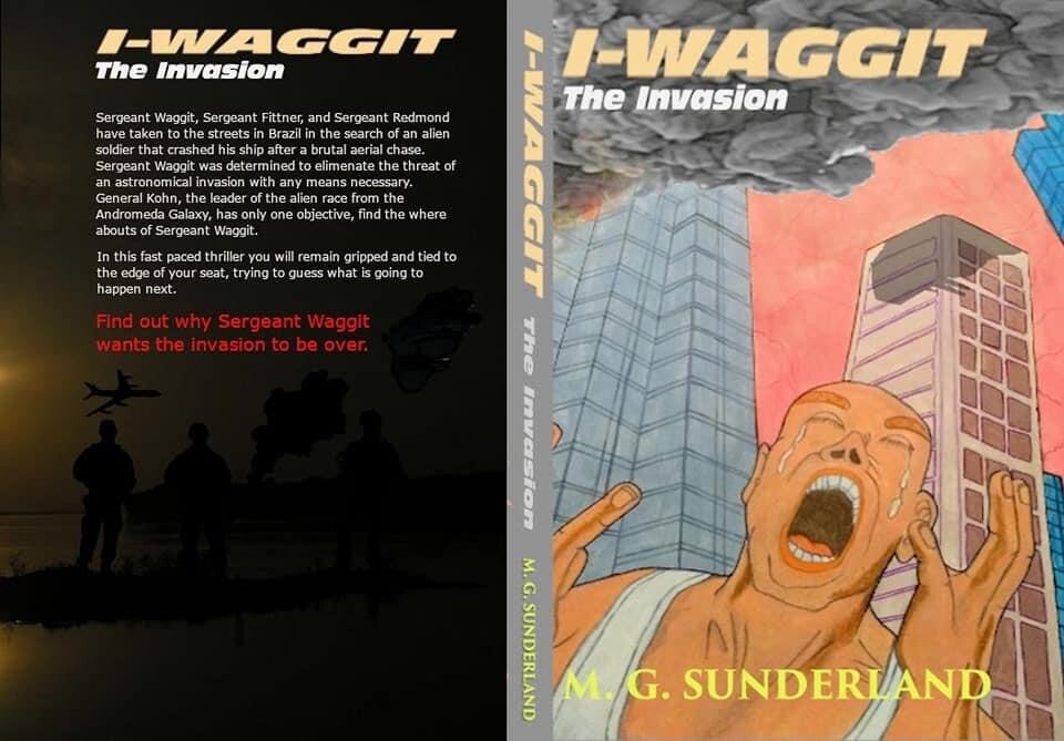 I WAGGET: The Invasion Book Cover Design