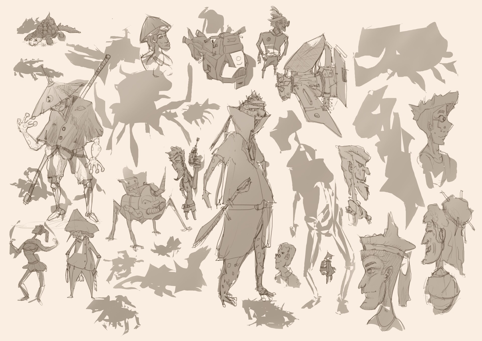 ArtStation Lasso thumbnails to sketch