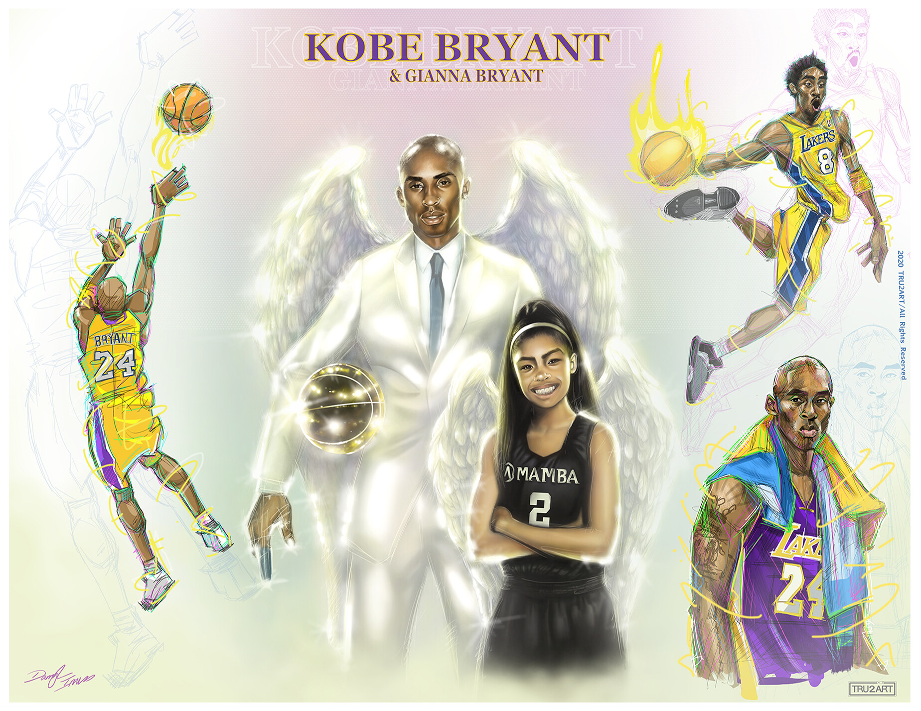 ArtStation - Kobe Bryant Tribute edit