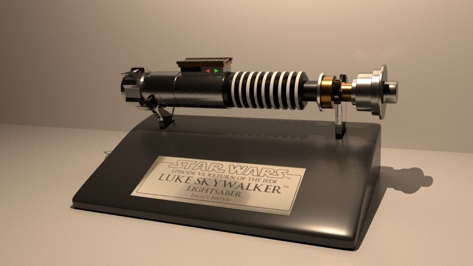 Luke return of hotsell the jedi lightsaber
