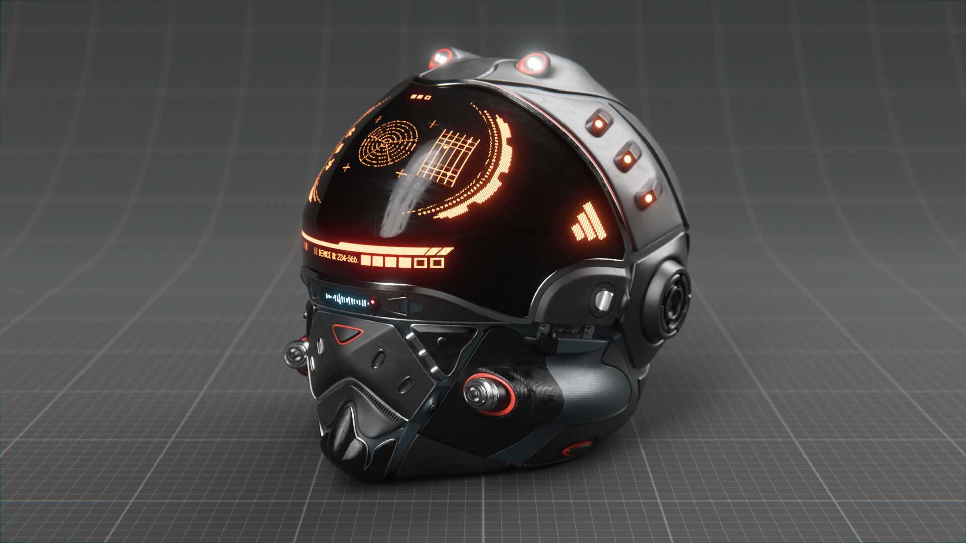 ArtStation Sci-Fi Helmet #1