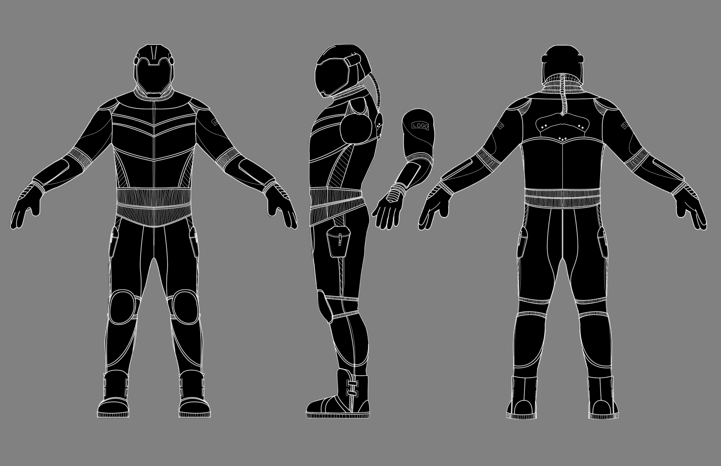 Character Concept turnaround sheet