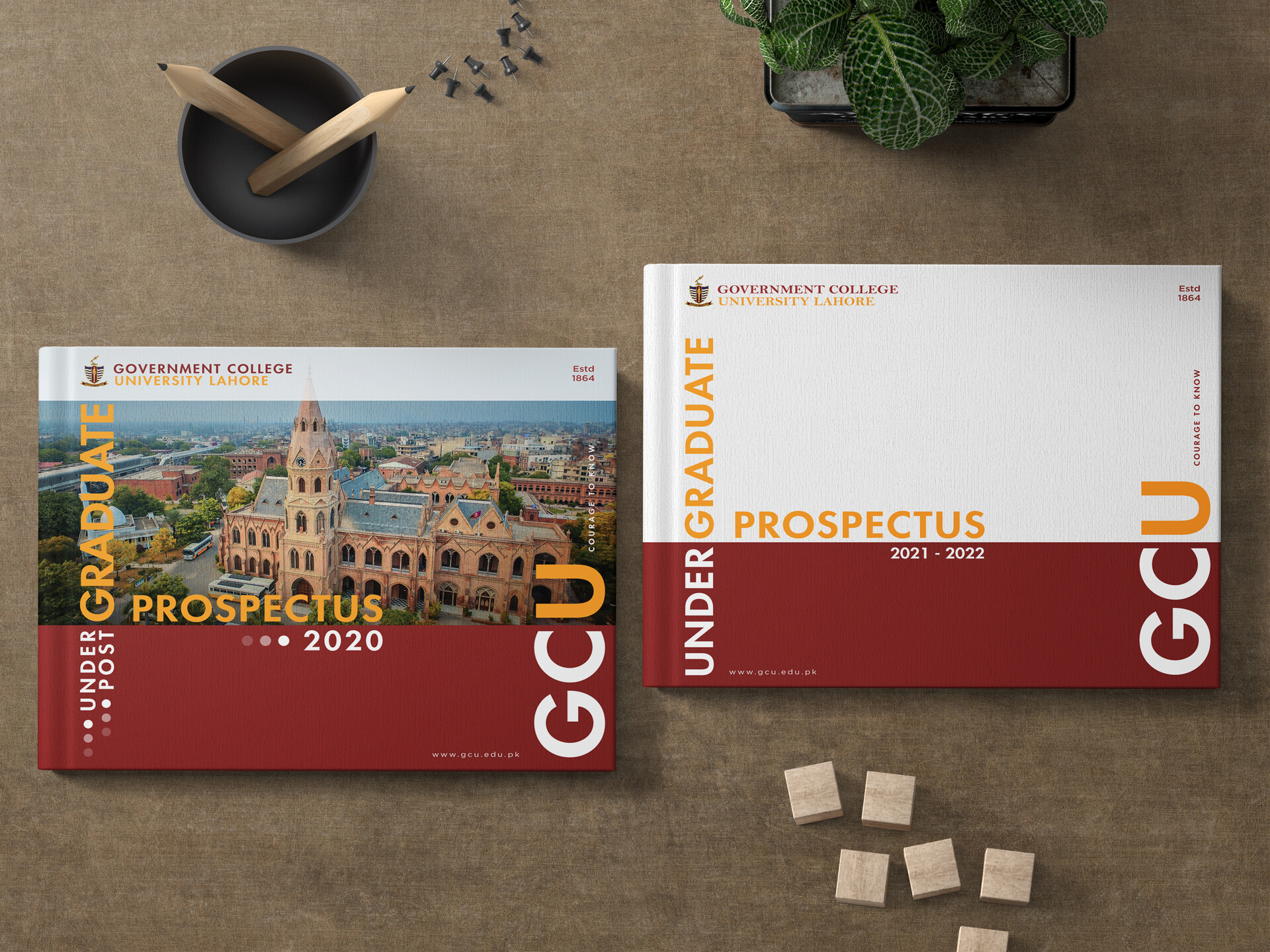 ArtStation Prospectus Design for GCU.
