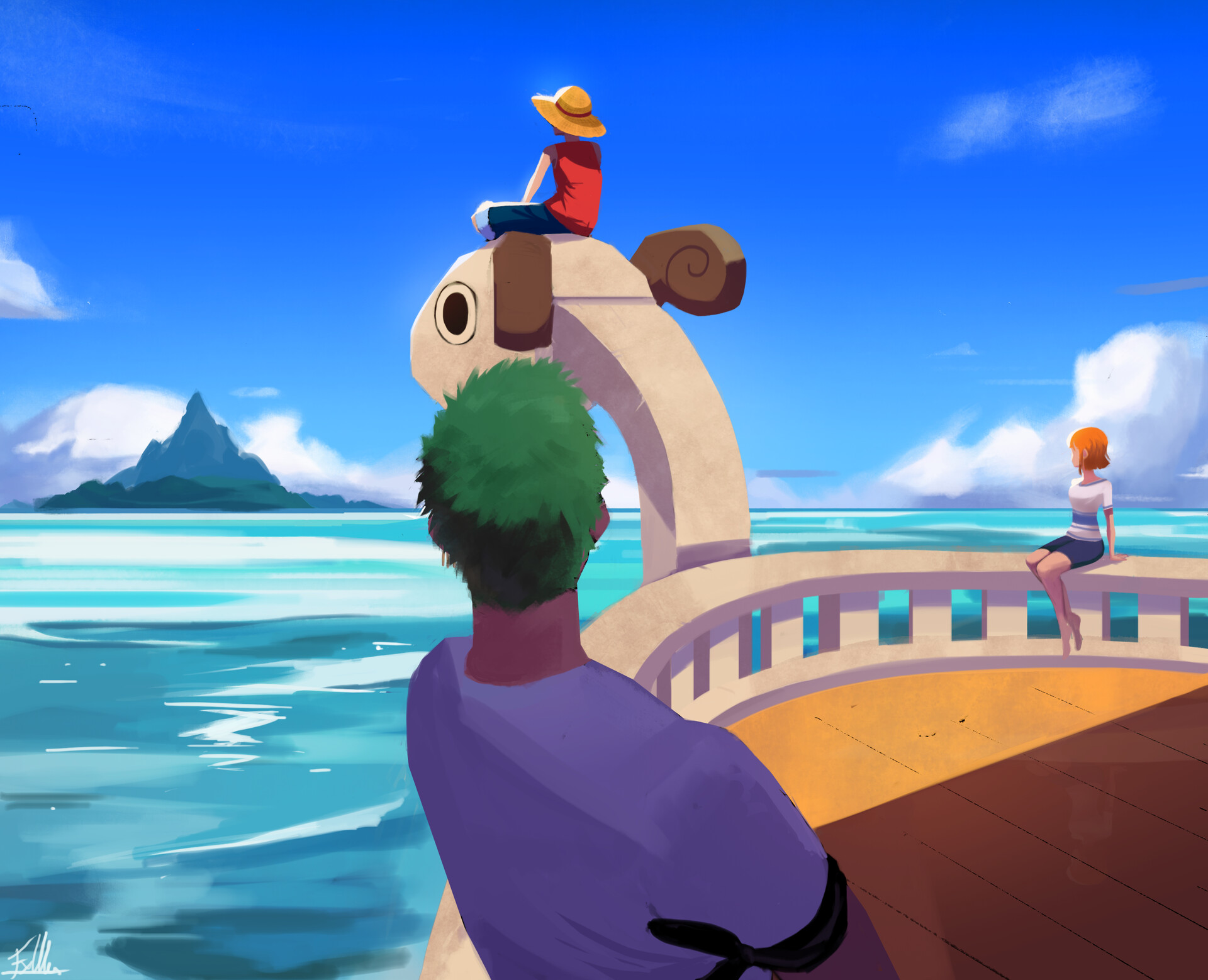 ArtStation One Piece Fanart