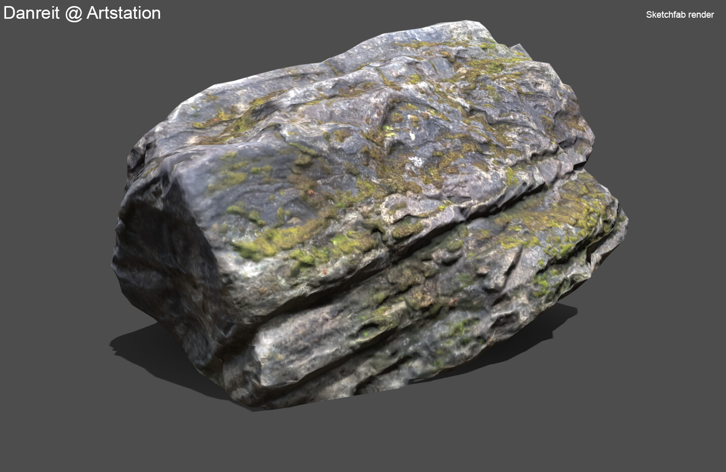 Danreit - Mossy rock, Photogrammetry project