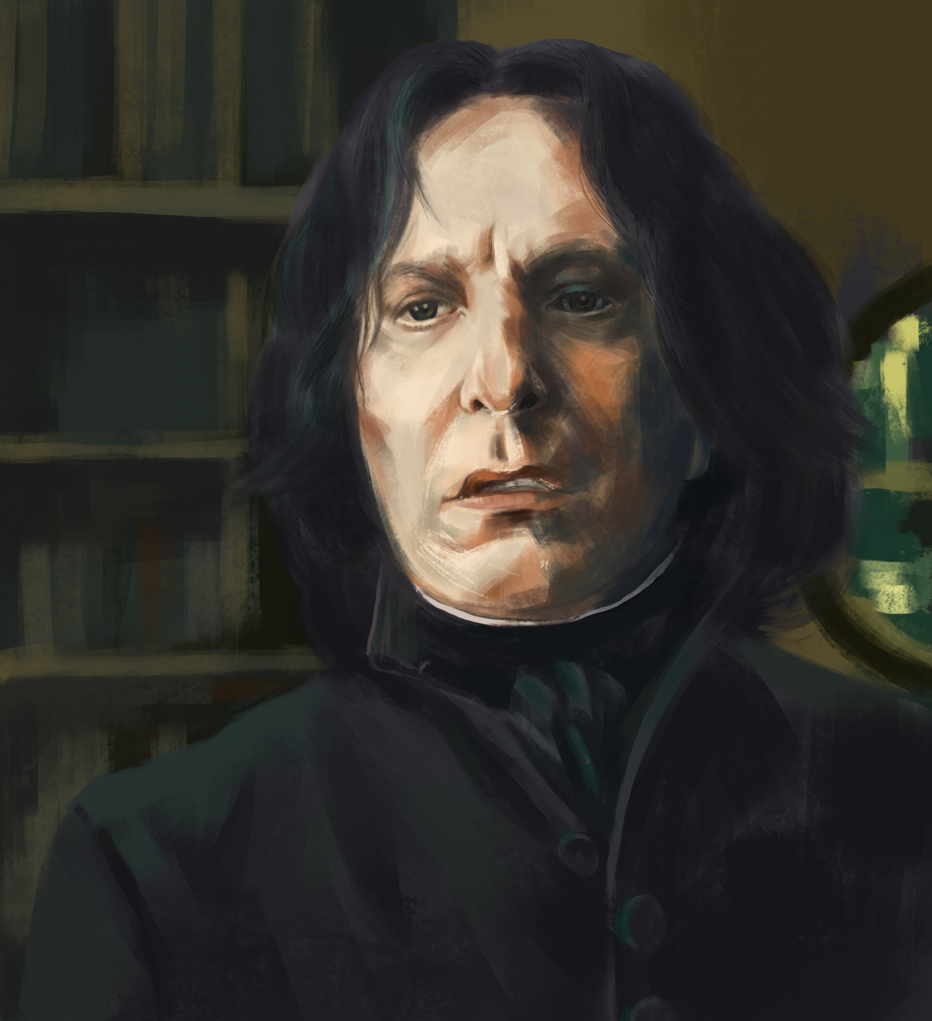ArtStation - Severus Snape. Study 03. Procreate.