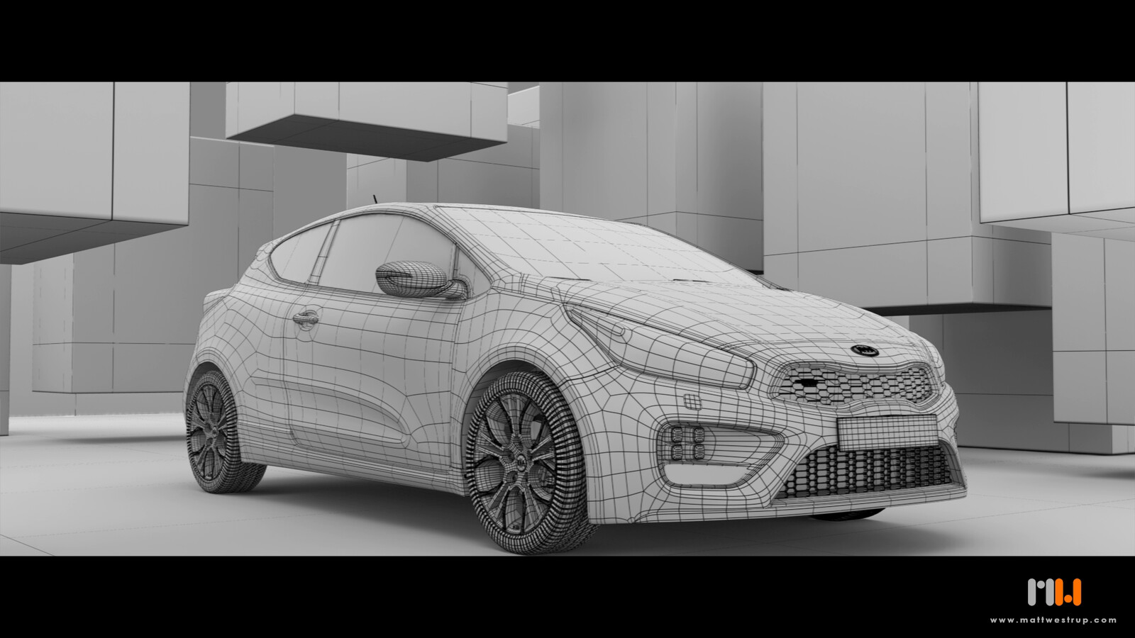Role: Director, Modelling , Texturing, Lighting, Animation, Compositing.
(Car is client's CAD model with modified geometry)