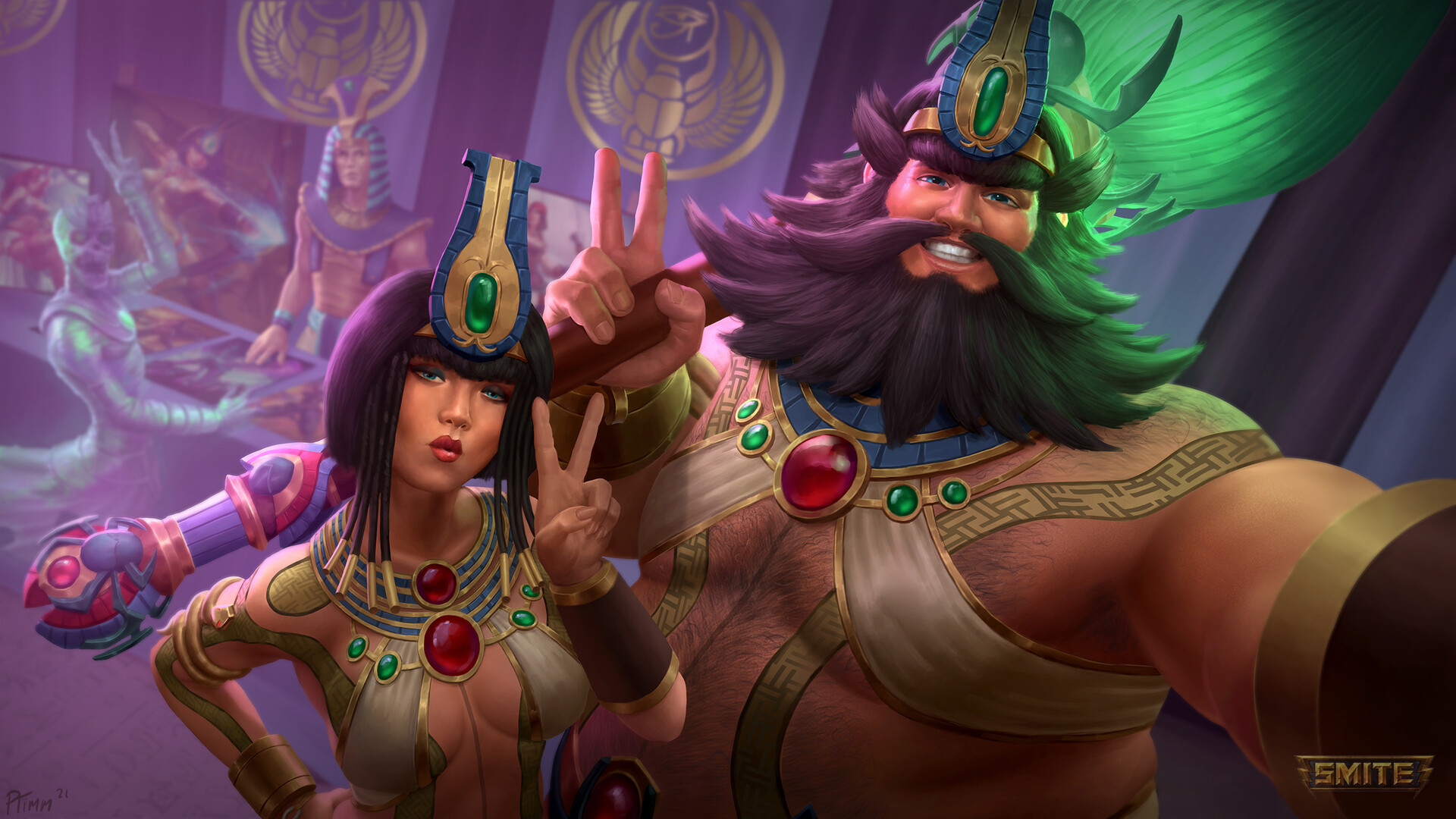 Xing Kui/ Art of war - Zhong Kui skin concept (s) : r/Smite