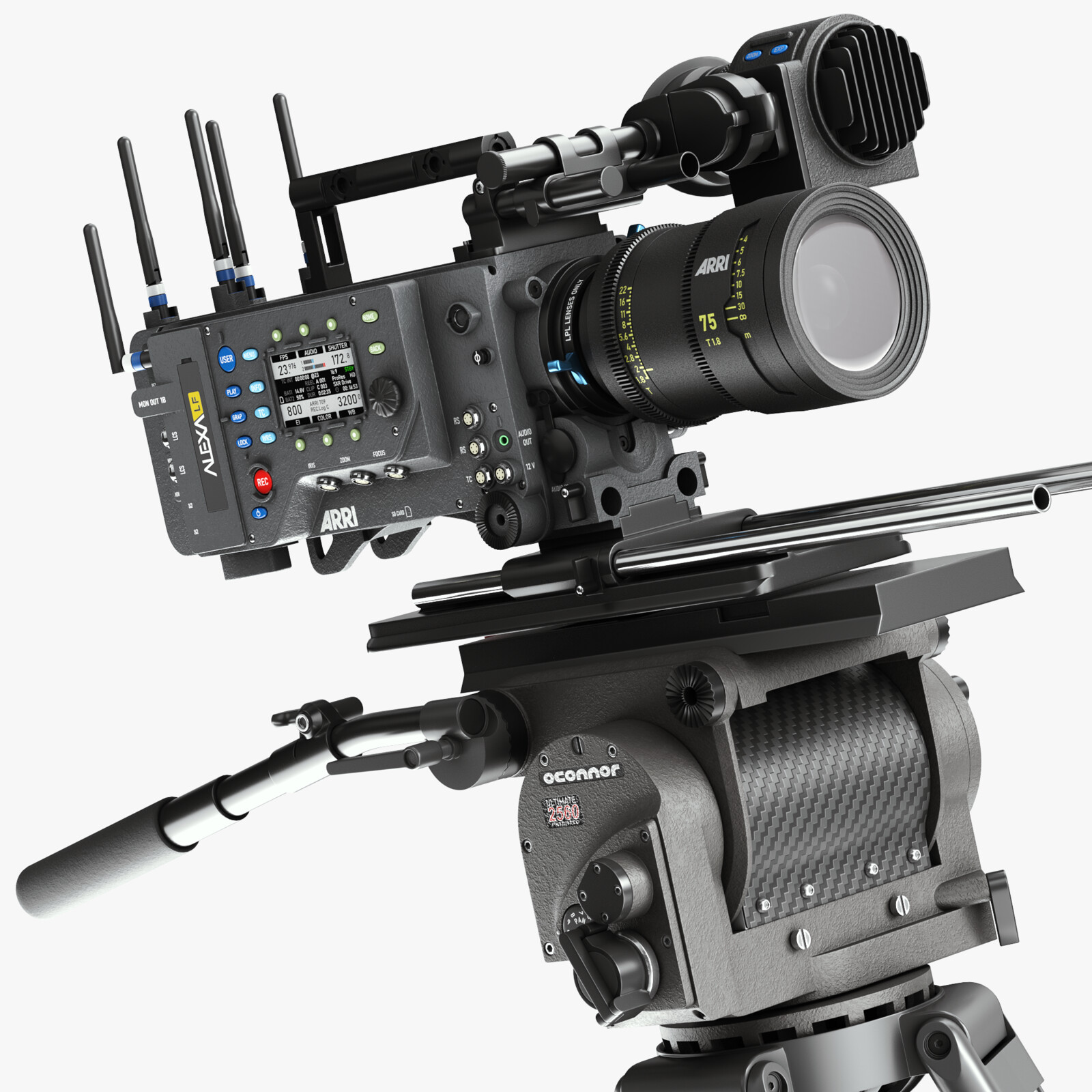 ARRI ALEXA LF Pro Camera with OConnor 2560 Tripod Systems