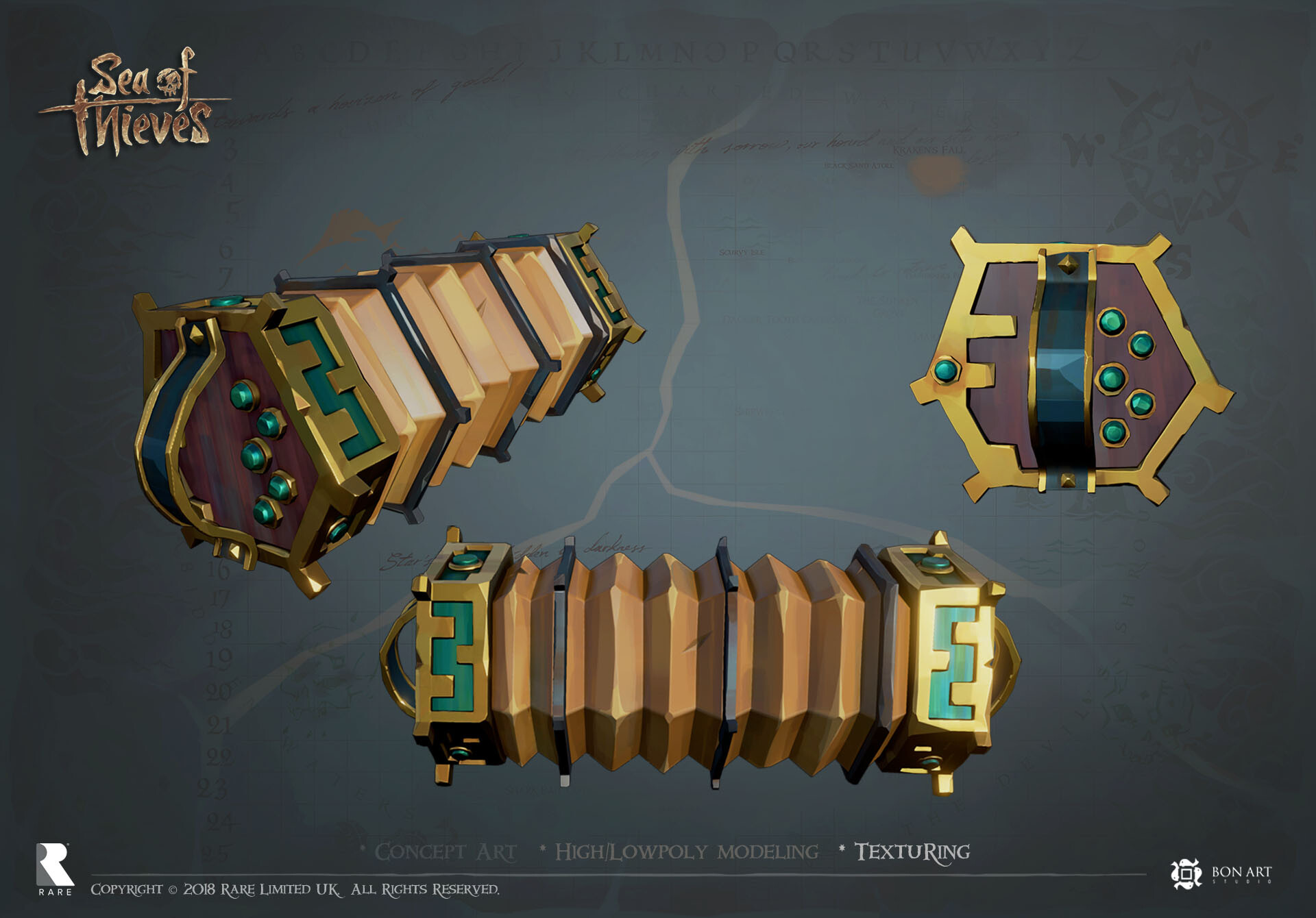 Jenia Todorova Sea of Thieves Eastern Winds Jade Set