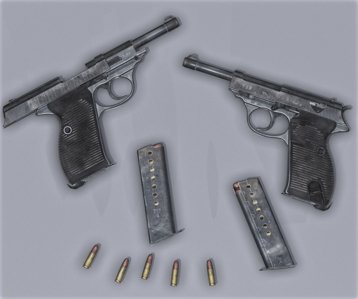 Silenced Walther P38