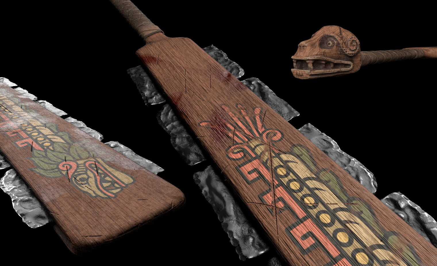 ArtStation - Aztec Macuahuitl