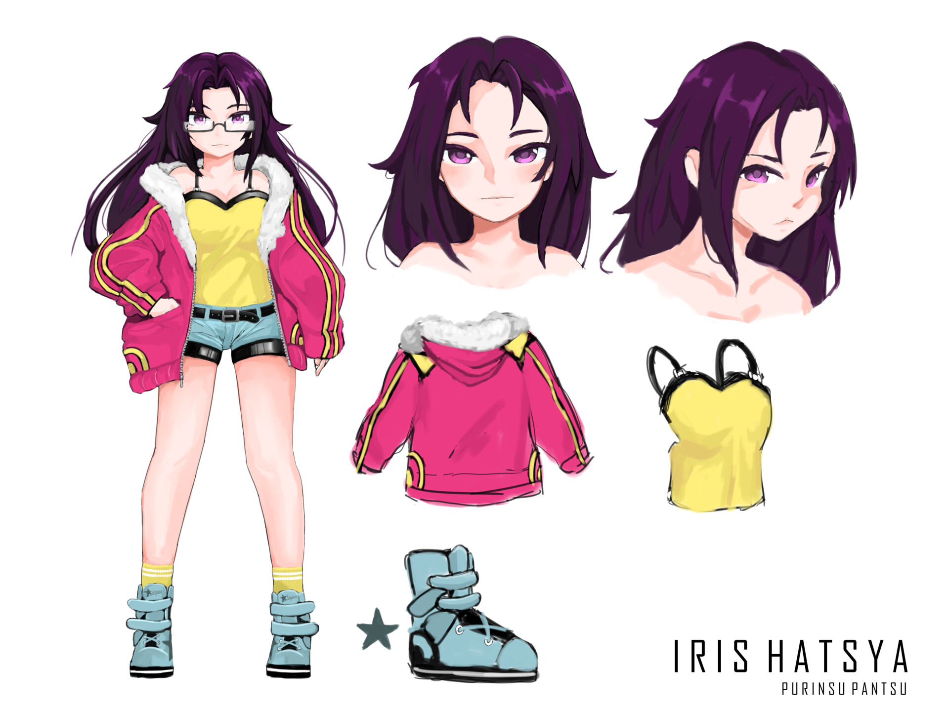 Iris! My poppy Oc!  Character design, Anime character design, Cute drawings