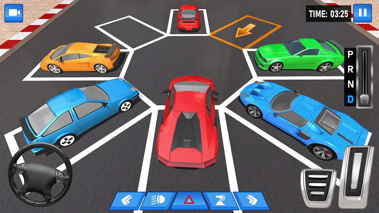 ArtStation - Car parking Game ui Ux Design For games