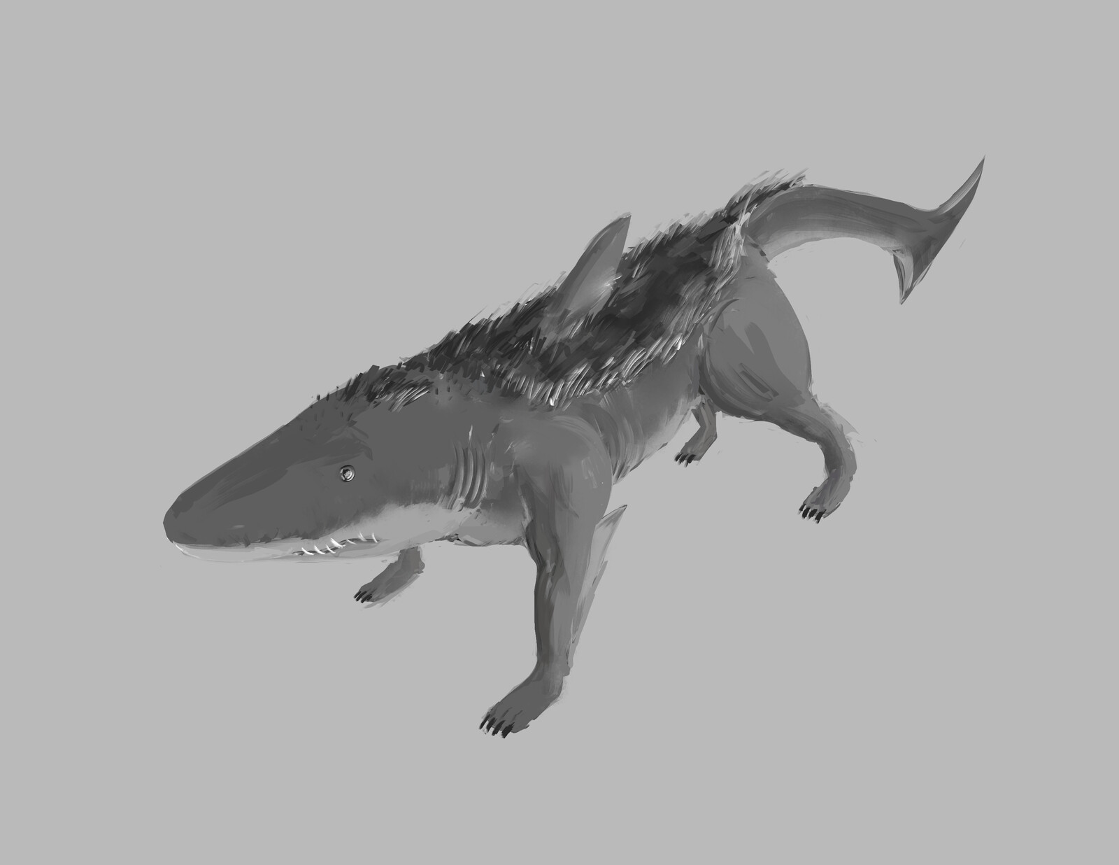 Shark Wolf (Creature Concept)