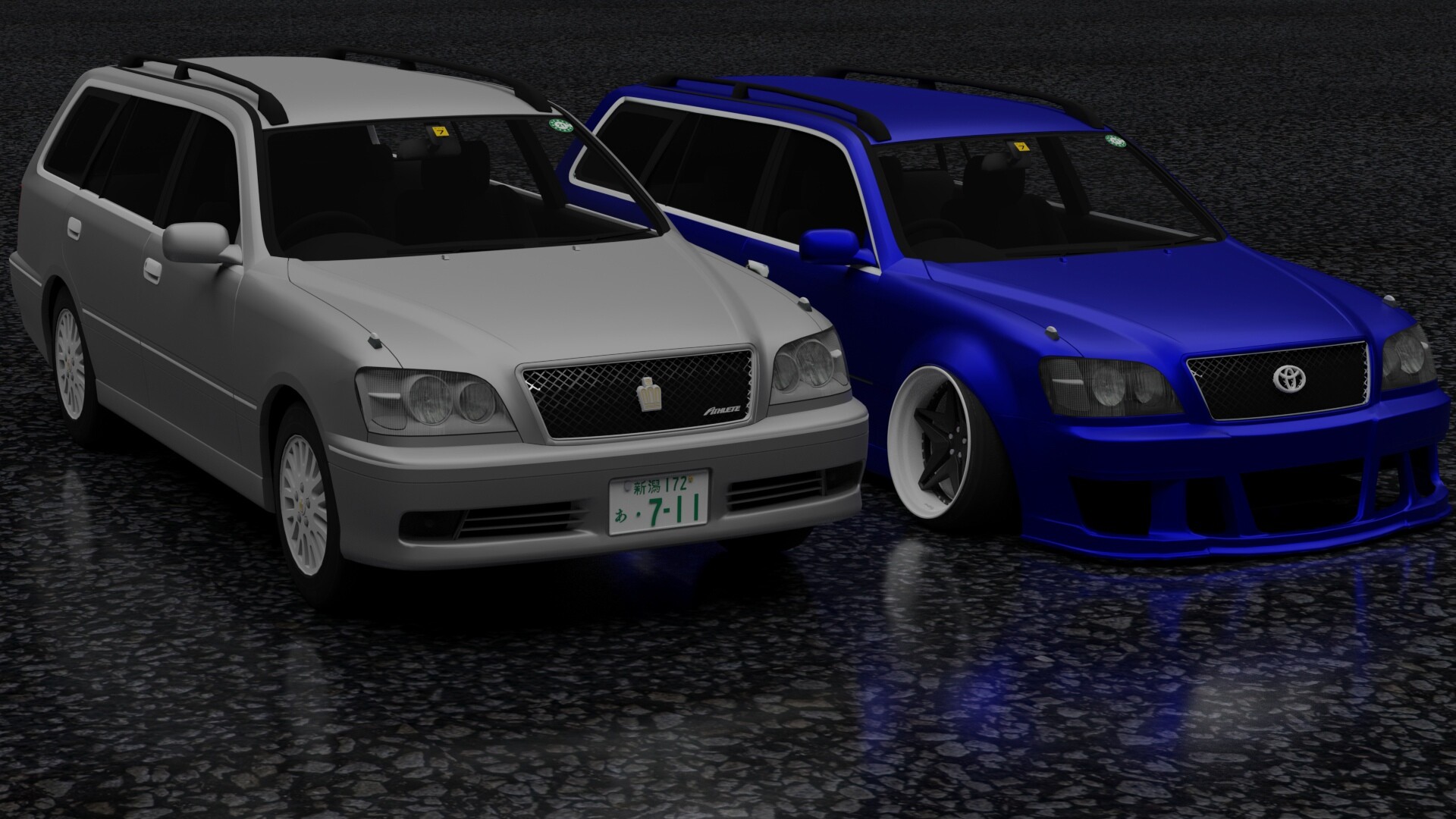Toyota Crown Majesta 3d model