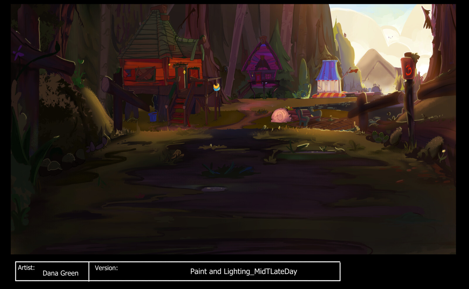 Campsite Design and Paint _ Late Day