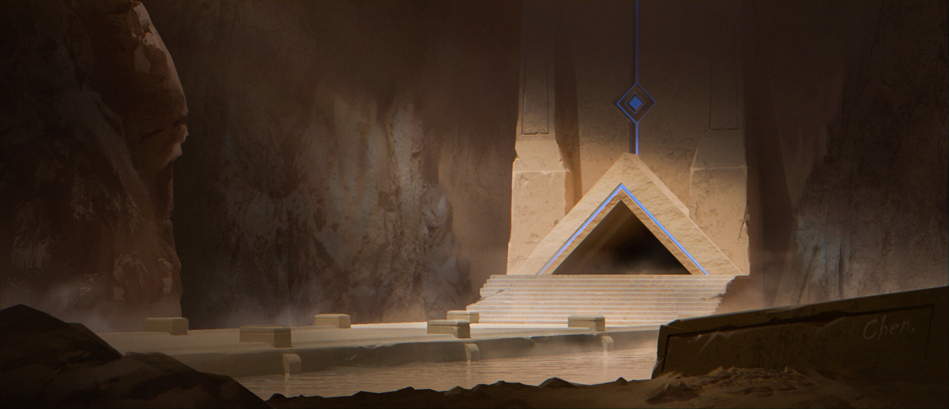 ArtStation 洞穴遗迹Cave site