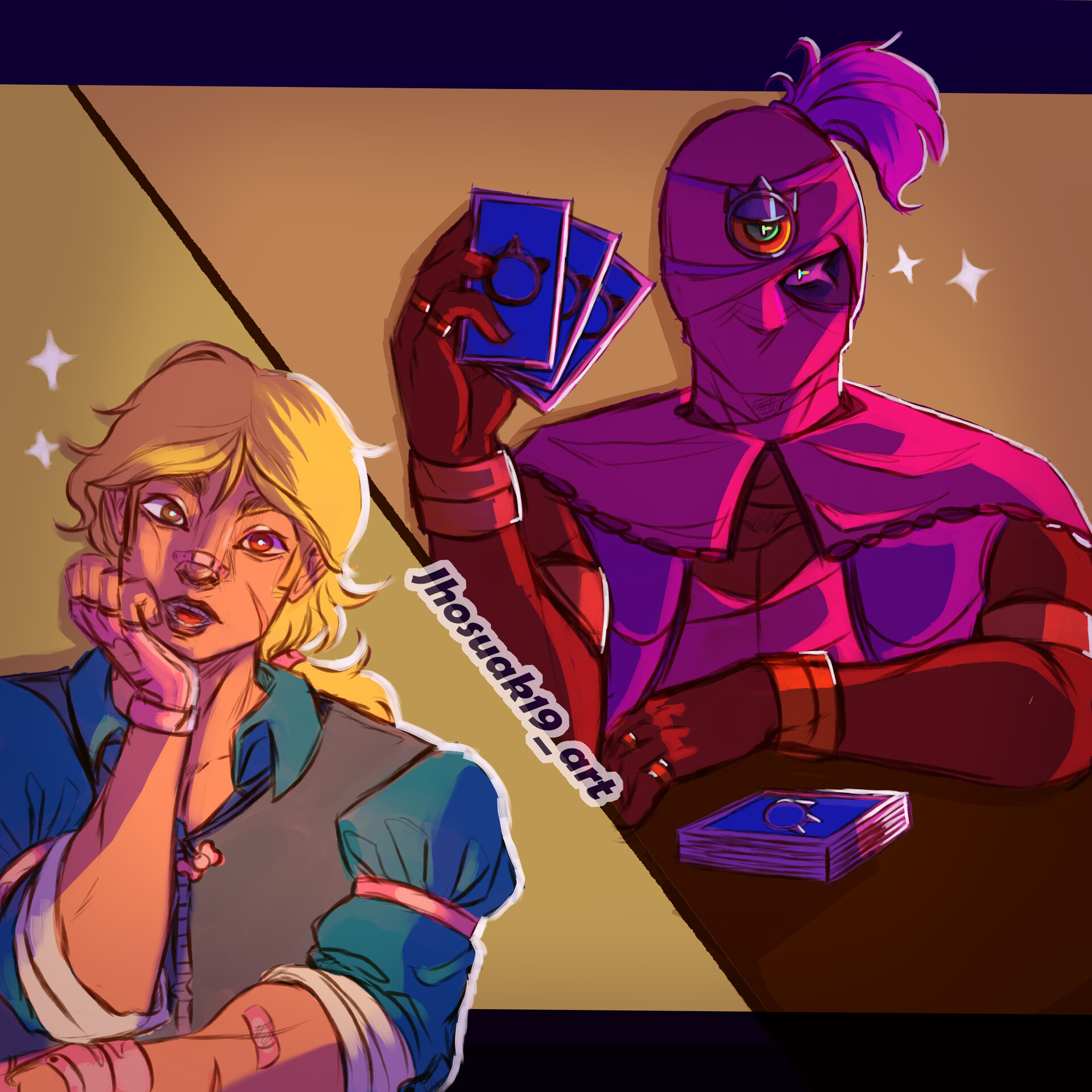 ArtStation Piper y tara Blawl _ Stars genero opuesto