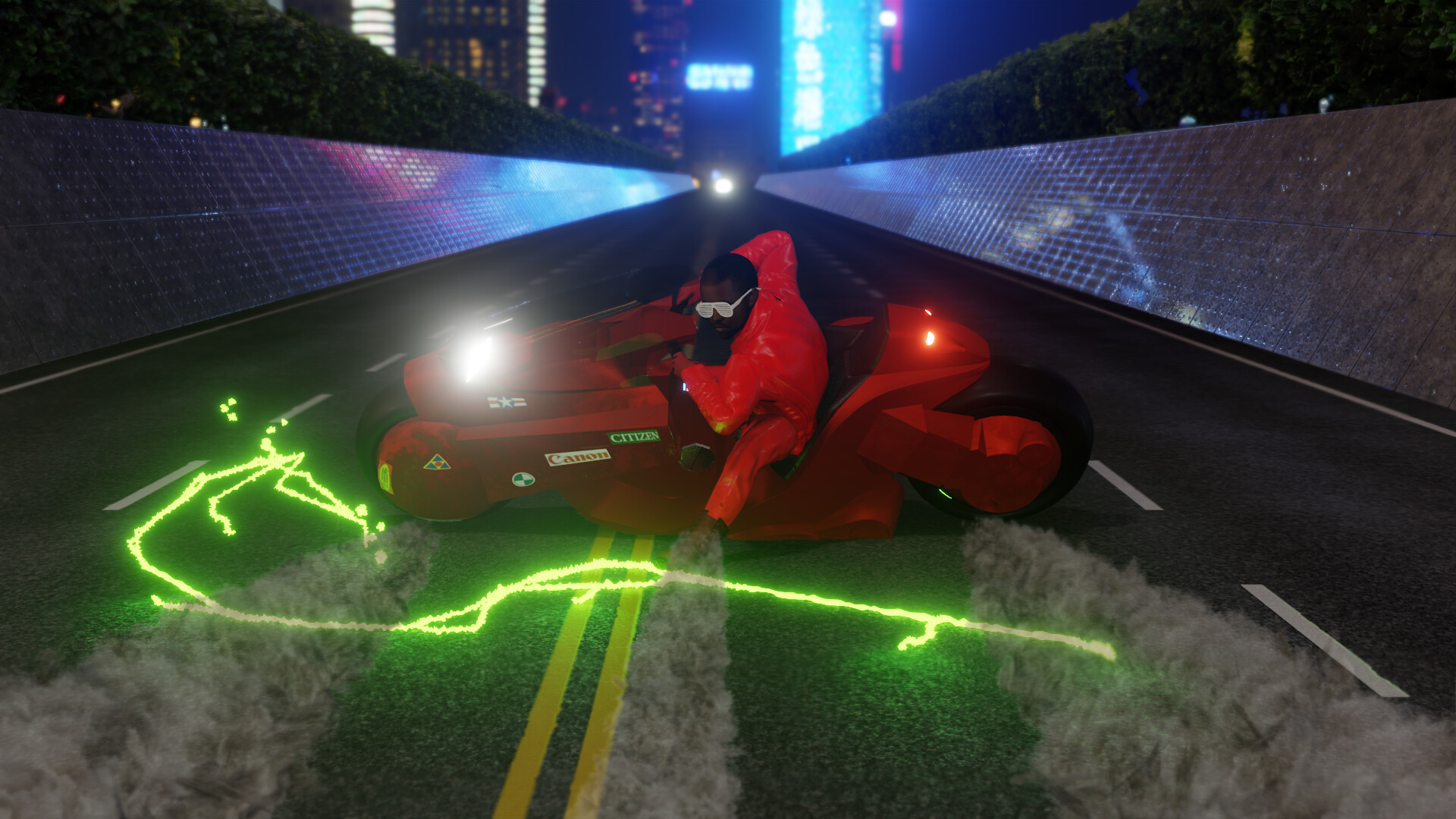 ArtStation Kanye West Akira Bike Slide