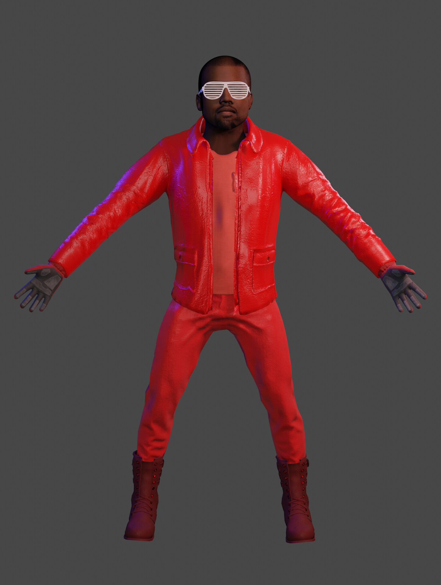 ArtStation Kanye West Akira Bike Slide